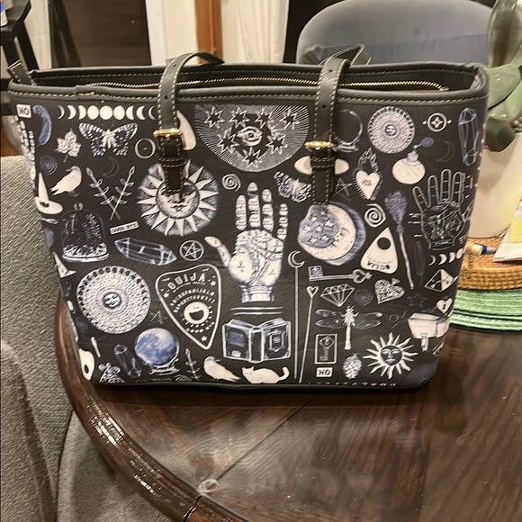Mystical Black and White Tote Bag - Picture 1 of 4